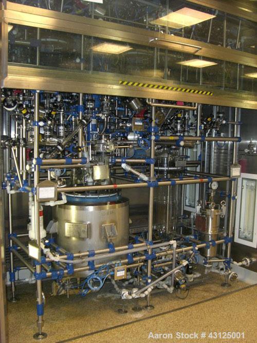 Used Pharmaceutical Kilo Production Facility consisting of:  Reactor Trains (3 OFF) - Used QVF Dedietrich approximately 80 liter capacity reactor trains which include Dedietrich 80 liter glass lined ...