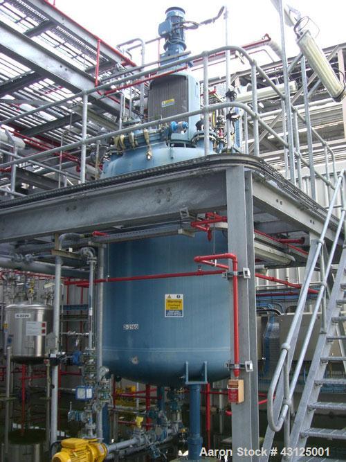 Used Pharmaceutical Kilo Production Facility consisting of:  Reactor Trains (3 OFF) - Used QVF Dedietrich approximately 80 liter capacity reactor trains which include Dedietrich 80 liter glass lined ...