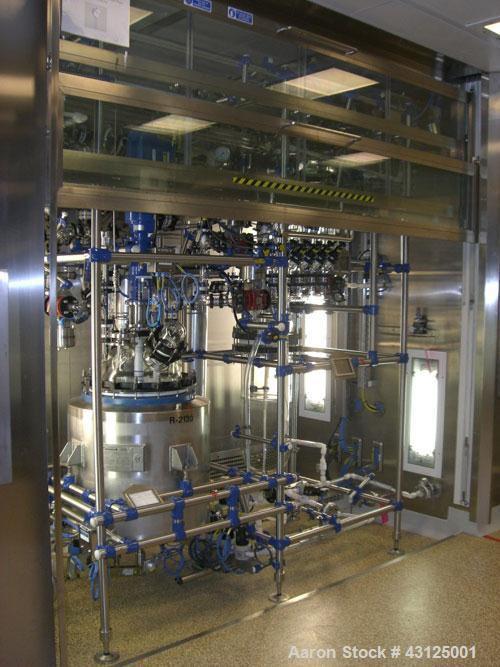 Used Pharmaceutical Kilo Production Facility consisting of:  Reactor Trains (3 OFF) - Used QVF Dedietrich approximately 80 liter capacity reactor trains which include Dedietrich 80 liter glass lined ...