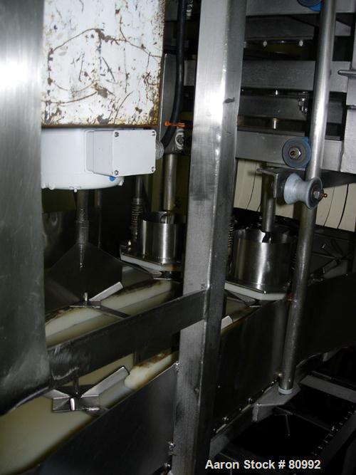 Used Cabbage Preparation Line Consisting Of: (1) Dual lane cabbage corer/cutter. (1) 24" diameter dual Kibby shredder with (2) 1/2 hp, (2) 3 hp motors. (1) 24" diameter Kibby shredder with 2 hp, 3 hp...