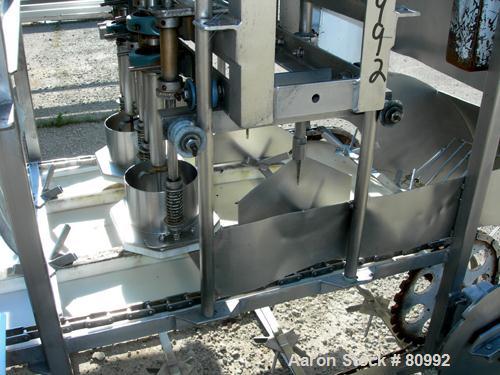 Used Cabbage Preparation Line Consisting Of: (1) Dual lane cabbage corer/cutter. (1) 24" diameter dual Kibby shredder with (2) 1/2 hp, (2) 3 hp motors. (1) 24" diameter Kibby shredder with 2 hp, 3 hp...