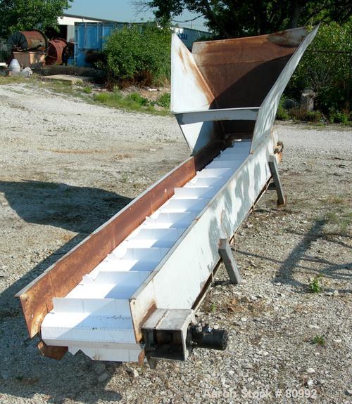 Used Cabbage Preparation Line Consisting Of: (1) Dual lane cabbage corer/cutter. (1) 24" diameter dual Kibby shredder with (2) 1/2 hp, (2) 3 hp motors. (1) 24" diameter Kibby shredder with 2 hp, 3 hp...