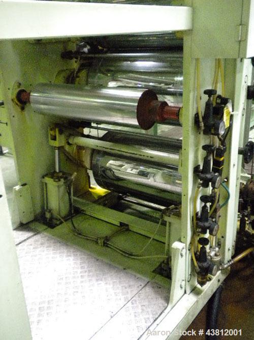 Used OMV E35-2 Extrusion Line.  Previously used for polypropylene cups.  Scheme 61-614.  Comprised of (1) single screw extruder, (1) mold with 18 cavities, (1) thermoformer, motor 335 hp (250 kW), 50...