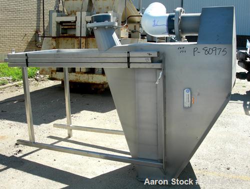 Used Potato Preparation Line Consisting Of: (1) Odenberg approximately 450 liter carbon steel stem peeler, model 450, rated 350 psi at 422 degrees F. Includes (1) top mounted drop down loader with a ...