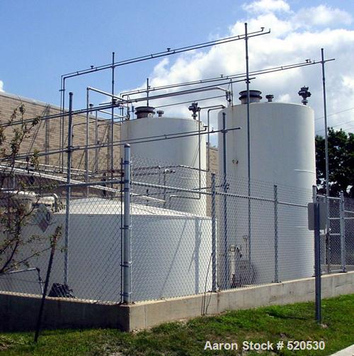 USED: Phillips-Croftshaw solvent recovery system. Rated 10,000 cfm stream of contaminated air and recover 500 lbs/hour of solvents. (3) Absorbers, (1) cooling tower, (1) 26' distillation column and (...