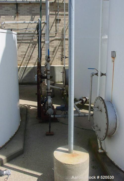 USED: Phillips-Croftshaw solvent recovery system. Rated 10,000 cfm stream of contaminated air and recover 500 lbs/hour of solvents. (3) Absorbers, (1) cooling tower, (1) 26' distillation column and (...