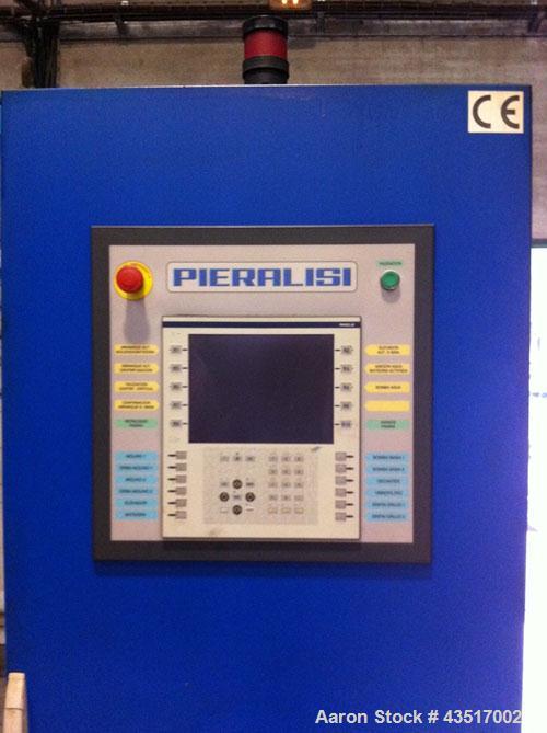 Used Pieralisi Olive Oil Processing Plant comprised of:  (1) Pieralisi SPI 444 S jumbo decanter, bowl diameter 22.4" (570 mm), 2600 rpm, 60 hp/45 kW, 50 hz, built 2009.  (1) 13.2 ton (12,000 kg) capa...