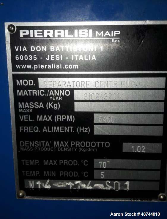 Used Pieralisi Olive Oil Extraction Plant.