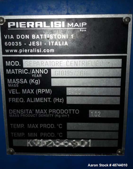 Used Pieralisi Olive Oil Extraction Plant.