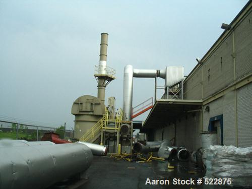 USED: Procedair Industries V.O.C. ReTOX thermal oxidizer, modelTC-12000. 10,000 scfm (maximum of 12,000 scfm). (3) Recovery chambers,used for non-halogenated hydrocarbons, contaminant rate of 95#/hou...