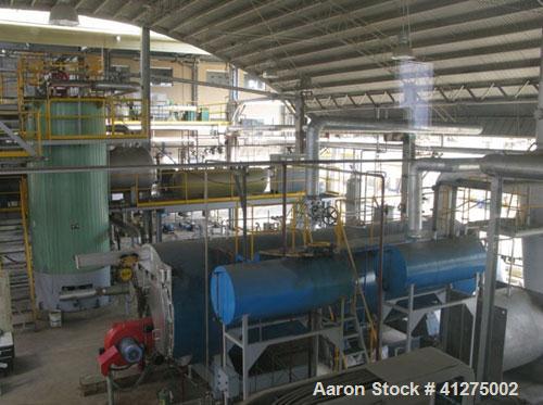 Used Fatty Acid Fractionation and Glycerine Refinery. Rated 50 tons per day coconut oil. Plant built by Process Technologies. The fat splitter utilizes Lurgi technology; fractionating and distillatio...