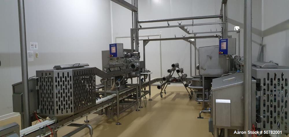 Used Townsend Stork Food Systems QX Cooked Smoked Co-Extrusion Sausage Line
