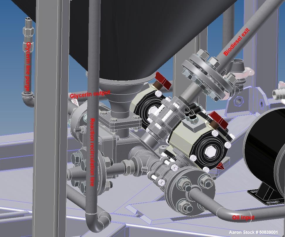 Used Automated Biodiesel Reactor; Model R475
