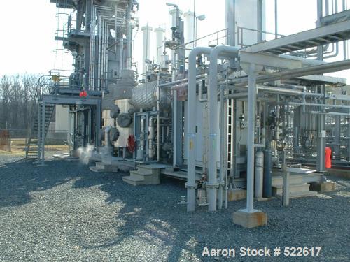 USED: SMR modular hydrogen plant, steam methane reformer. Products:gaseous hydrogen, CycleSmart. Built 1999. Sulzer 2 stage NG feedcompressor. Purification unit: PSA. 32,000 SCFH at 250 psig. Purity9...