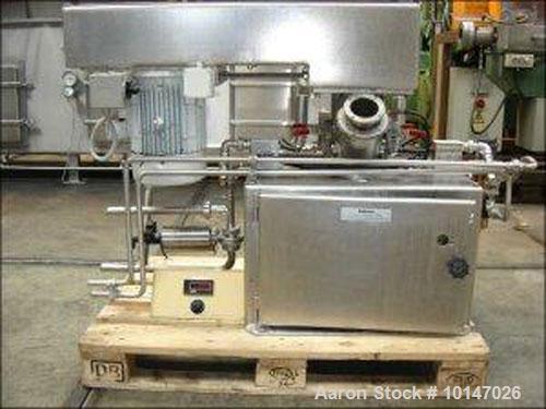 Used-Schugi Process Engineers Mixer/Agglomerator System with a capacity of 29,040 - 53,760 lbs/hr (13.200 m3/hr and 15.800 m...