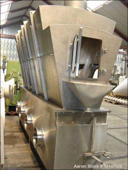 Used-Schugi Process Engineers Mixer/Agglomerator System with a capacity of 29,040 - 53,760 lbs/hr (13.200 m3/hr and 15.800 m...