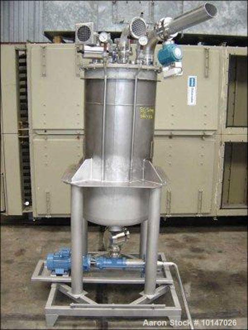Used-Schugi Process Engineers Mixer/Agglomerator System with a capacity of 29,040 - 53,760 lbs/hr (13.200 m3/hr and 15.800 m...