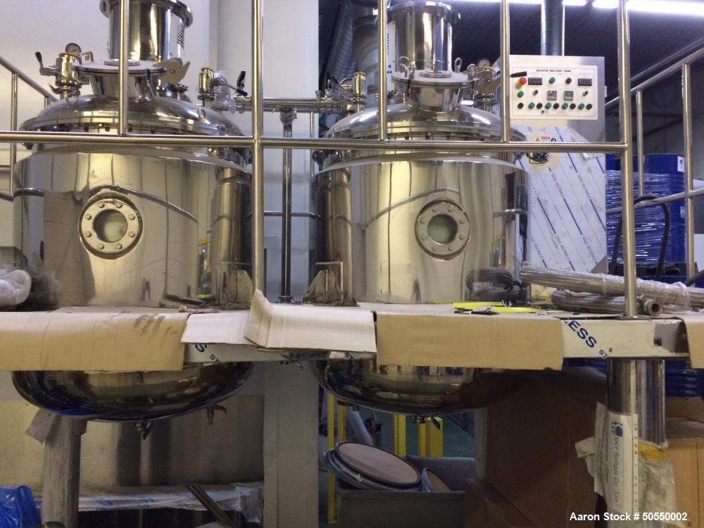 Used Sky Softgel Co. LTD. Gelatin Melting Tank System