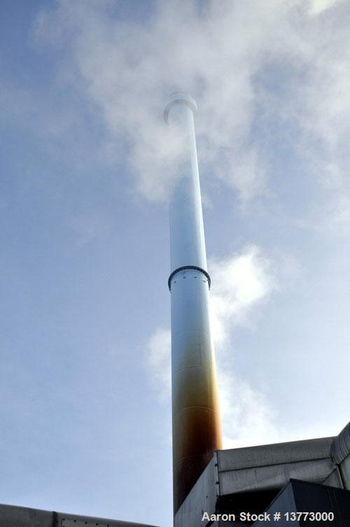 Used-Steelcon-Esbjerg Chimney. 5'9" diameter x 162'5" high (1800 mm diameter x 50000 mm high). Material of construction is s...