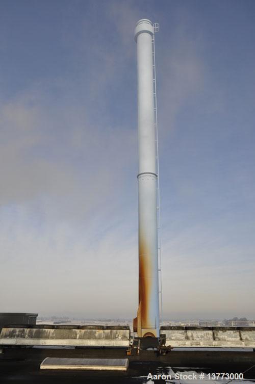 Used-Steelcon-Esbjerg Chimney. 5'9" diameter x 162'5" high (1800 mm diameter x 50000 mm high). Material of construction is s...