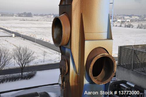Used Steelcon-Esbjerg Chimney. 5'9" diameter x 162'5" high (1800 mm diameter x 50000 mm high). Material of construction is stainless steel cone on exhaust product contact points, carbon steel externa...