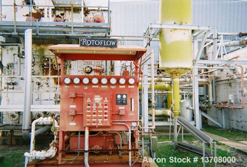 Used Oxygen Plant. Rated 50 tons per day (ASU). Purity 99.8% gaseous oxygen, built by Sumitomo. Includes inlet air filter, Ingersoll-Rand main air compressor, intercoolers, aftercoolers, reversing va...