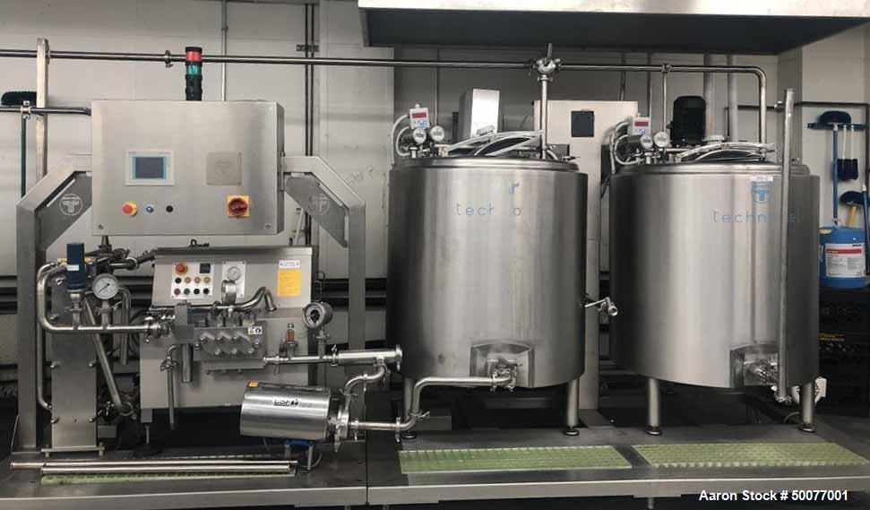 Used- Complete Ice Cream Processing Line.