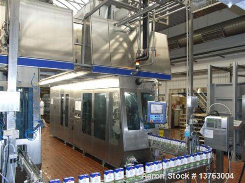 Used-Tetra Pak TBA 21 Slim with PT21 Pull-Tab System, aseptic carton filler. Capacity 7,000 units per hour, unit volume 33.8...