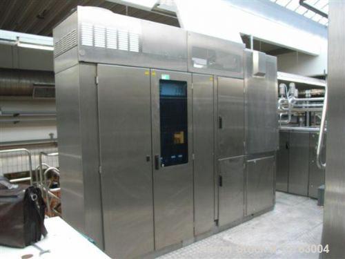 Used-Tetra Pak TBA 21 Slim with PT21 Pull-Tab System, aseptic carton filler. Capacity 7,000 units per hour, unit volume 33.8...