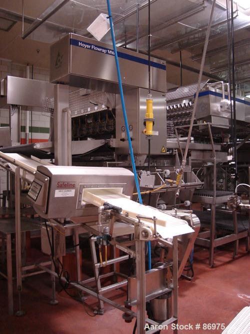 USED: Tetra Pak Omni Hoyer novelty line updated 2002-2004. (Completesystems 2002-2004) Dino 12 and 16 lane extractors and place tables.High speed 8 and 6 lane Hoyer flowrappers; DoBoy Linium 301 wrap...
