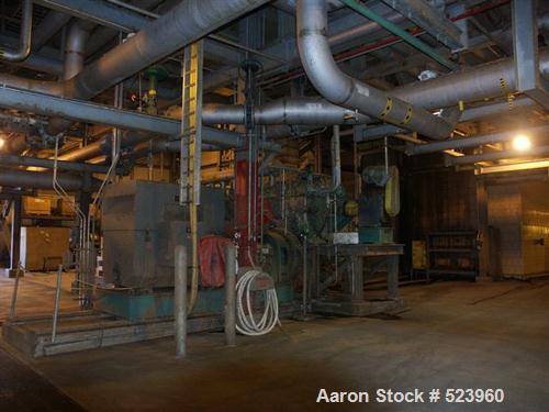 USED: Thermal dispersing unit, model 650STPD, consisting of adewatering unit, screw press, plug screw, pulp shredder, pre-heater,infeeder and disperser. Designed for 650 TPD. Manufactured in 1996.
