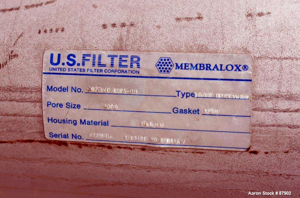 Used- United States Filter Alkaline Cleaner Regeneration System
