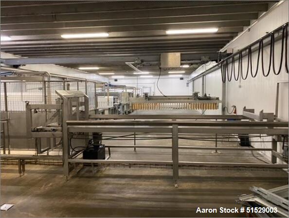 Used Dybvad Vertical Block Freezing Line