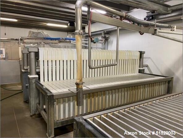 Used Dybvad Vertical Block Freezing Line