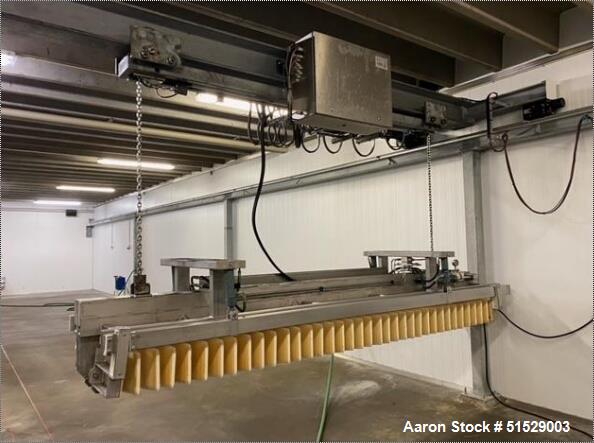 Used Dybvad Vertical Block Freezing Line