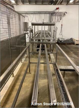 Used Dybvad Vertical Block Freezing Line