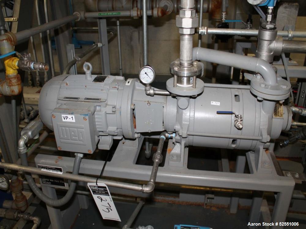 Used Vacuum System.  C380R50-WSS-140/2-1FRSS 14032