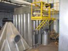 Unused-Soy Crushing and Protein Concentrate Plant, rated 700 MTD of soy protein and 12 TPH of soy flour. Unused and built in 2008. (2) Hosokawa mills, model G200 and G180, carbon steel construction, ...