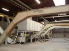 Used-Plastic Recycling Plant/Line with a capacity of 4.5 tons per hour consisting of:(2) Vecoplan single roll shredders, typ...