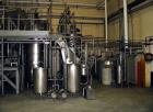 Used Caesin Plant, Industrial Grade.   Rated 44,000 lbs/ 4- 5 Day Period. Consists of: (1) OZSM Fluid bed dryer, model SF31/F. 304 Stainless steel slotted bed 36
