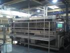 Used Can Filling Line for slim-line cans type 200/202, 150/250 ml.  Capacity 600 cans per minute.  Comprised of:  (1) Kettner depalletizer, (1) Vroemisse can conveyor, (1) Vroemisse rinser, (1) KHS H...