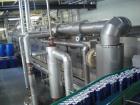 Used Can Filling Line for slim-line cans type 200/202, 150/250 ml.  Capacity 600 cans per minute.  Comprised of:  (1) Kettner depalletizer, (1) Vroemisse can conveyor, (1) Vroemisse rinser, (1) KHS H...