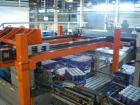 Used Can Filling Line for slim-line cans type 200/202, 150/250 ml.  Capacity 600 cans per minute.  Comprised of:  (1) Kettner depalletizer, (1) Vroemisse can conveyor, (1) Vroemisse rinser, (1) KHS H...
