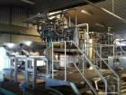 Used Tomato Paste Processing and Packaging Plant.  Approximate capacity 6 megatons/hour.  Comprised of tomato paste production line equipment, sorters, crackers, pumps, filters, preheaters, tanks, ev...
