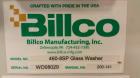 Used Billco Washing / Rinsing / Drying System. Includes: glass washer, Model 460-8SP. (2) glass rinsing machines, Model 460-SP. (5) glass roller tables, (2) glass beveling system, (5) heads per side ...
