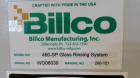 Used Billco Washing / Rinsing / Drying System. Includes: glass washer, Model 460-8SP. (2) glass rinsing machines, Model 460-SP. (5) glass roller tables, (2) glass beveling system, (5) heads per side ...
