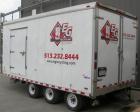 USED: Portable industrial lubricant cleaning and filtration unit consisting of (1) Caryle compressor, model 06DR-8206-DC3650, serial#4696MD8684, 3 hp, approximately 20 cfm; (1) Busch rotary vane vacu...