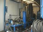 USED: Portable industrial lubricant cleaning and filtration unit consisting of (1) Caryle compressor, model 06DR-8206-DC3650, serial#4696MD8684, 3 hp, approximately 20 cfm; (1) Busch rotary vane vacu...