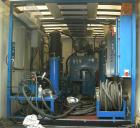 USED: Portable industrial lubricant cleaning and filtration unit consisting of (1) Caryle compressor, model 06DR-8206-DC3650, serial#4696MD8684, 3 hp, approximately 20 cfm; (1) Busch rotary vane vacu...