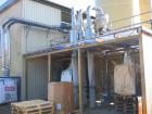 USED: Plastic recycling plant with an inlet capacity of 1760 lbs(800 kgs) and an extruded output capacity of 825 lbs (375 kgs) perhour, consisting of: (1) Skals Maskinfabrik type KT case emptyingdevi...